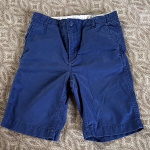 GAP Kids Adjustable Waist Navy Flat Front Shorts